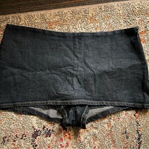 Urban Outfitters Dark Denim Mini Skort